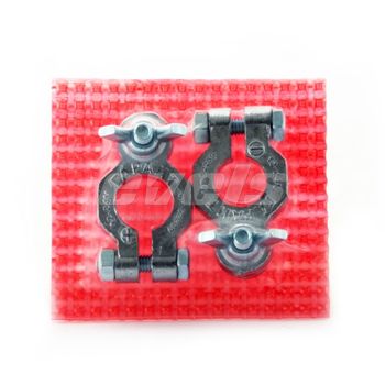 Клеммы АКБ универсальные с барашком (+/-)