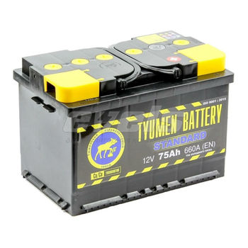 Tyumen Battery 6ст-75 R+